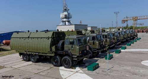 Transportfahrzeuge des PP-91M auf Ural 532361