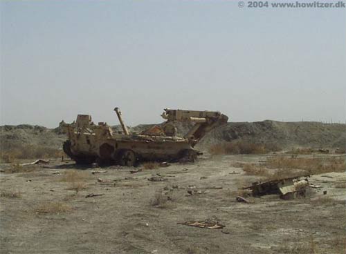 zerstörtes BLG in Irak