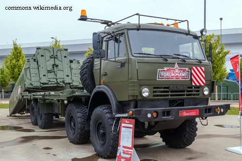 Pontontransportfahrzeug auf KrAZ 250