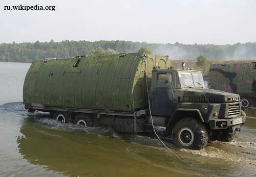 Flussponton auf Kraz-260