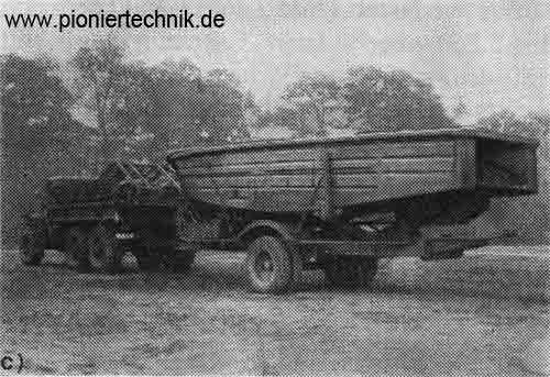 Transportfahrzeug IV mit Rammsektion DCB-6 und BB-120